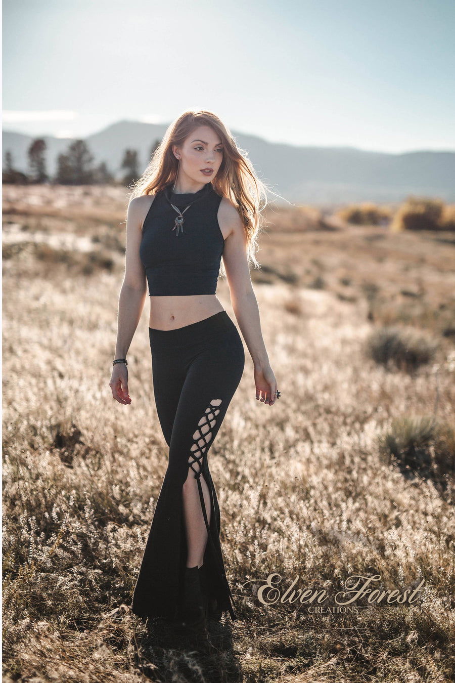 Mohana Devi Lace Up Pants