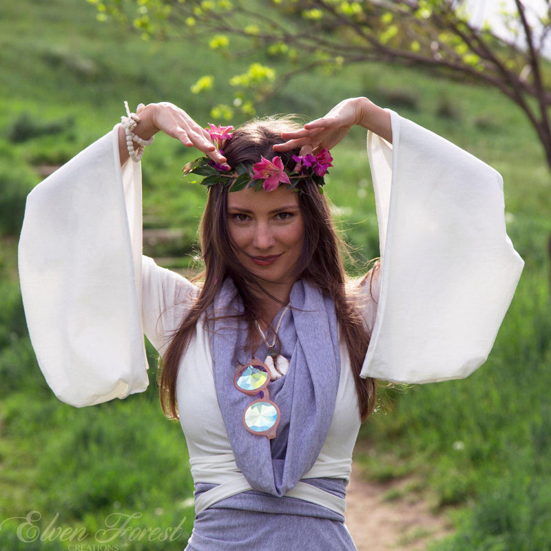 Kimono Wrap - Elven Forest, festival clothing