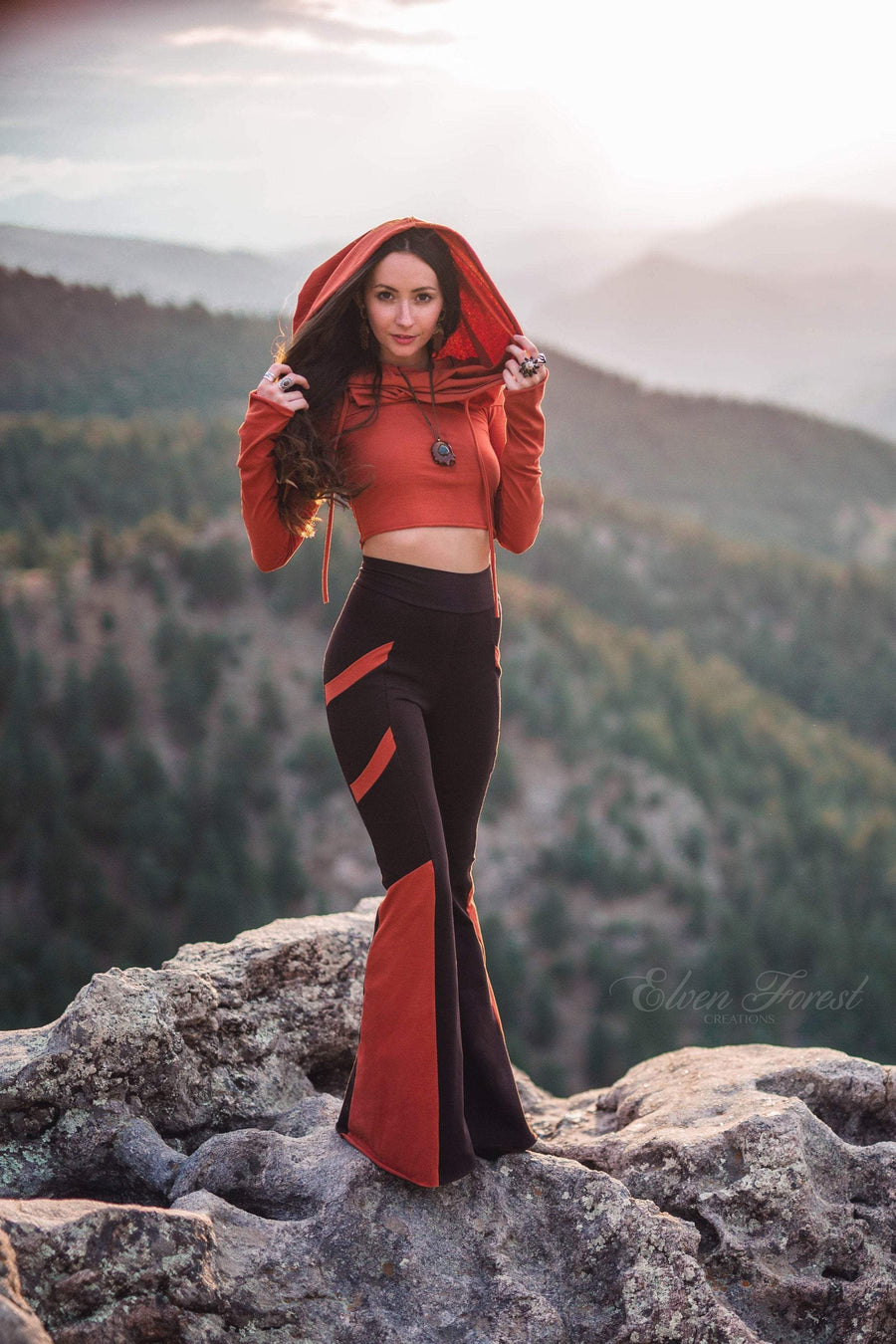 Cropped Sanyata Hoodie ~ with Generous Hood