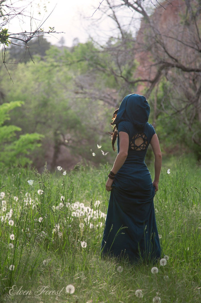 Kaleidoscope Dreamcatcher Dress ~ Casual Version ~ Elven Forest, Festival clothing
