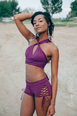 Braided Swimsuit Shorts  Earthy clothing inspired by fairytale and  festivals as well as by underground communities of artists and travelers.