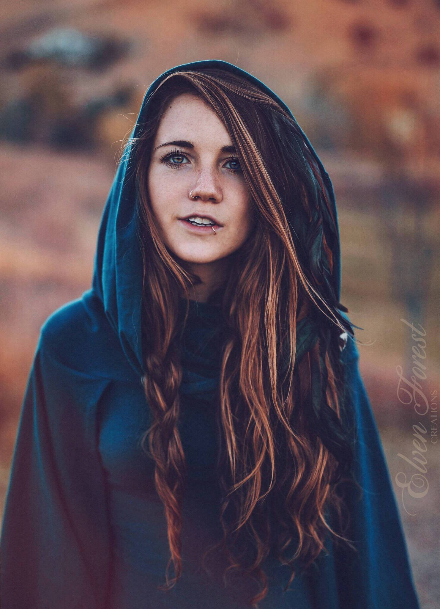 Hooded Cape Mini Dress | Earthy clothing inspired by fairytale and ...