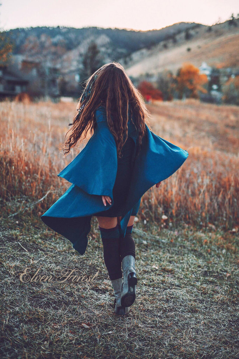 Hooded Cape Mini Dress | Earthy clothing inspired by fairytale and ...