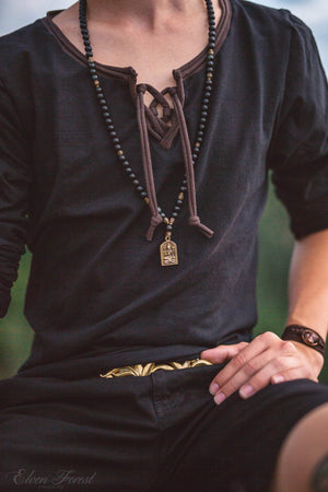 Lace Up Tab Shirt