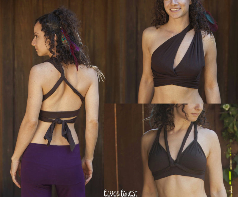 Convertible Wrap and Tie SWIMSUIT version - Elven Forest, festival swimsuit