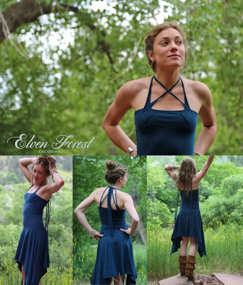Arianna Dress and Skirt - Convertible Wear Any Way You Like ~ ~ Elven Forest, Festival clothing