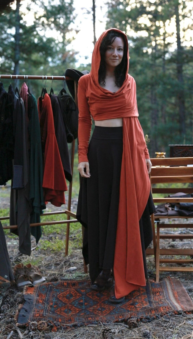 Maxi Hoodie Wrap Burgundy / Medium Maxi Hoodie Wrap Burgundy / Medium