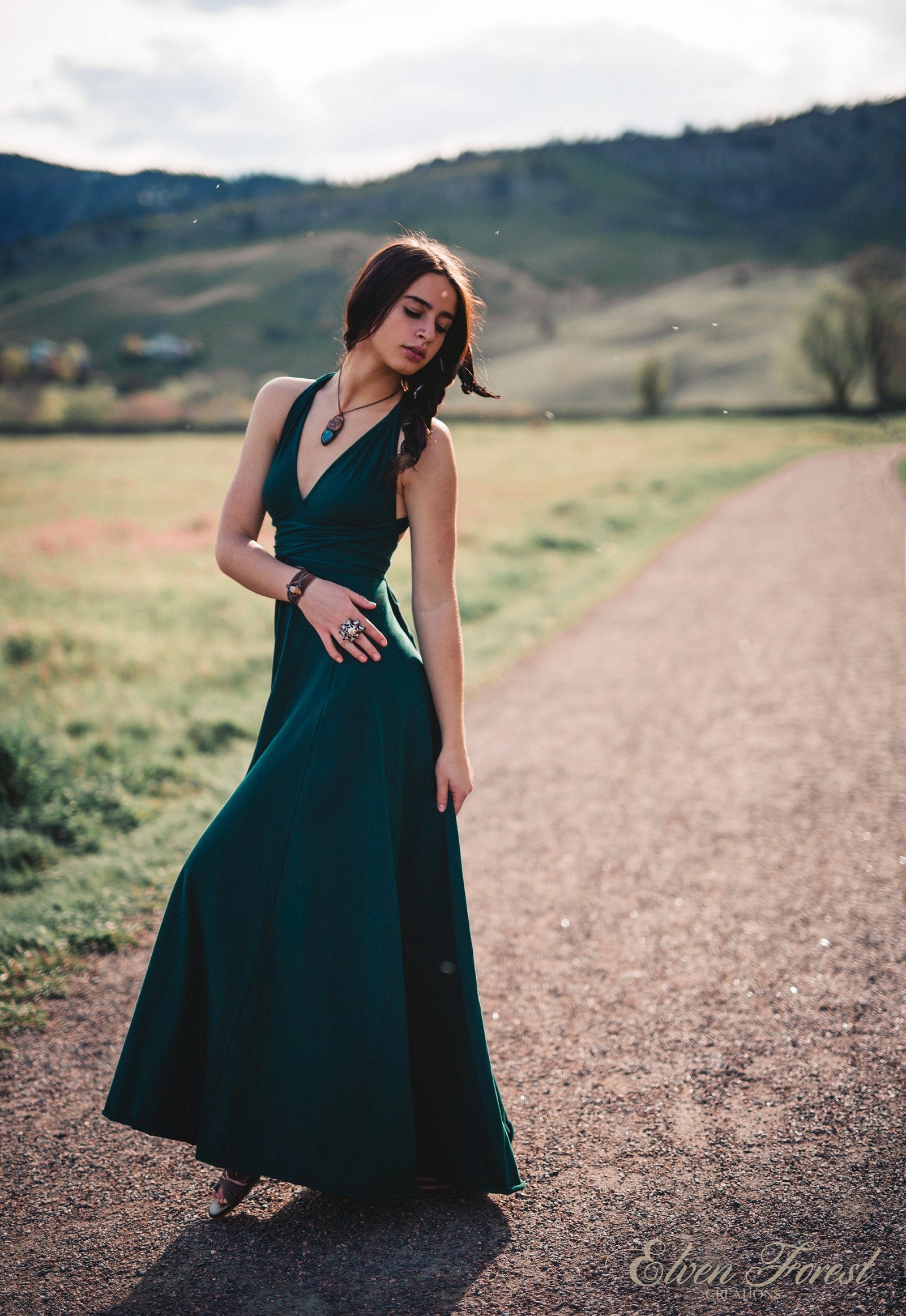 Wrap and Tie Gown | Earthy clothing inspired by fairytale