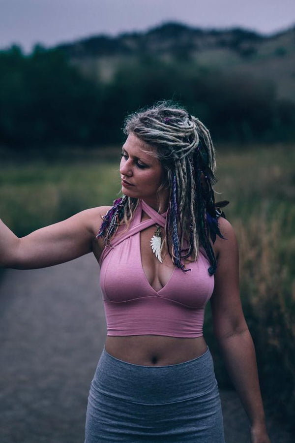RESERVED for Liz - Wrap and Tie Crop Top