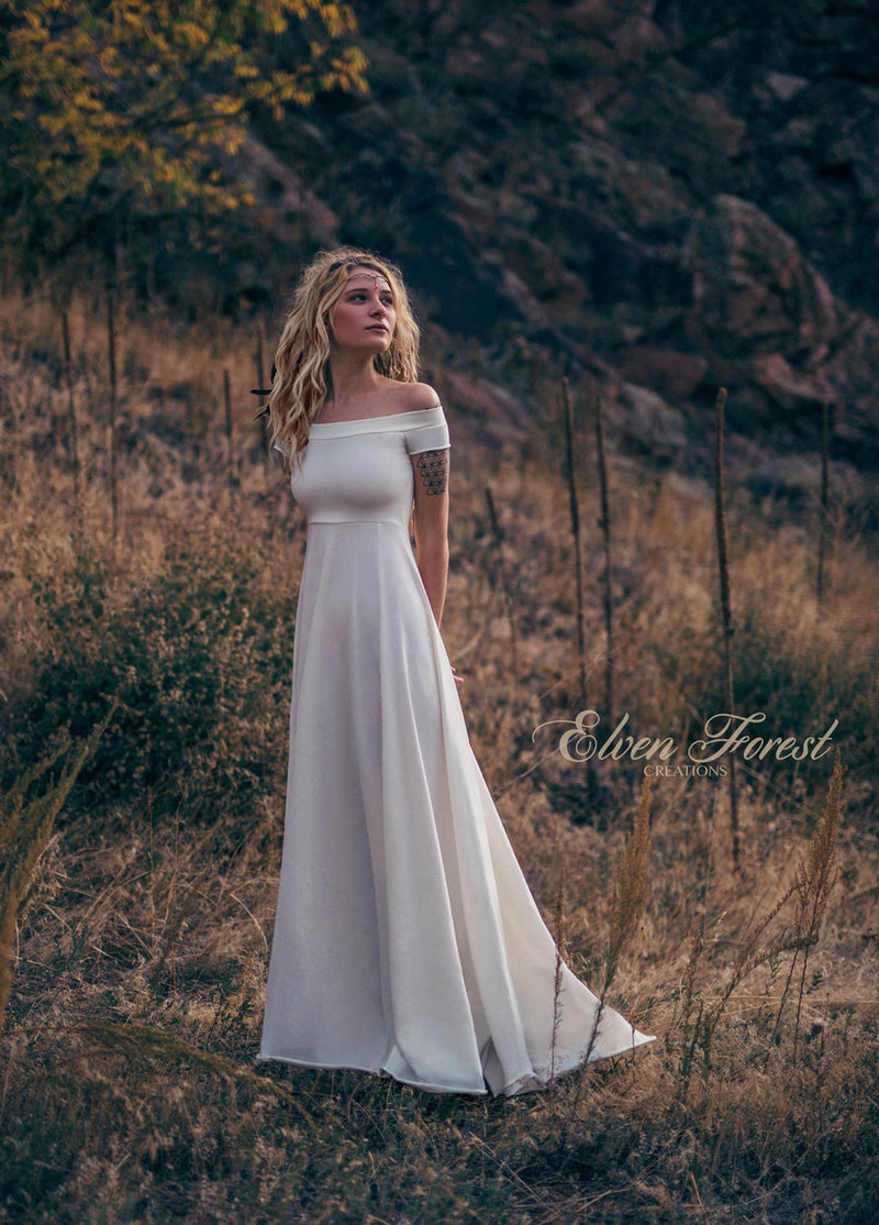 Simply Bohemian Wedding Dress  Earthy clothing inspired by