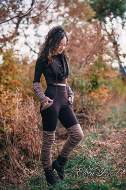 Extra Long Cotton Leg Warmers  Earthy clothing inspired by fairytale and  festivals as well as by underground communities of artists and travelers.