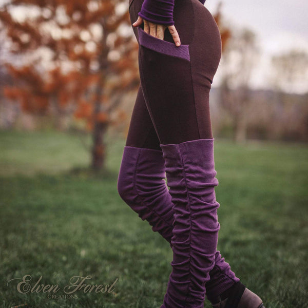 Fleece Leggings  Earthy clothing inspired by fairytale and festivals as  well as by underground communities of artists and travelers.